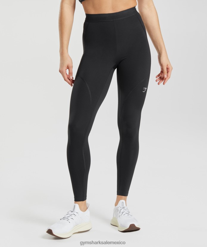 Gymshark mallas para correr negro mujer 04BZTL277 - Gymshark Mexico