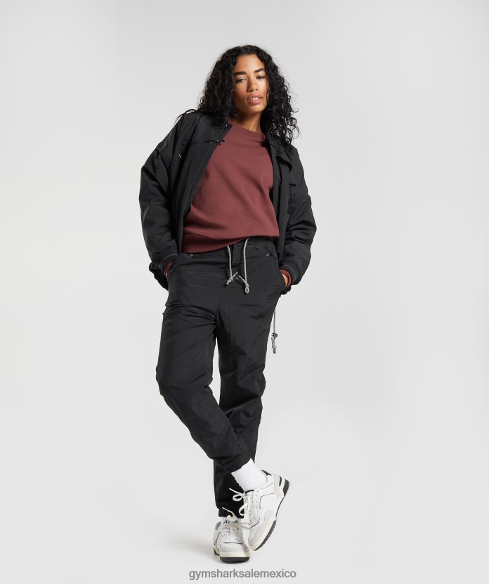 Gymshark retomar el equipo de sudor marrón cereza mujer 04BZTL391 - Gymshark México