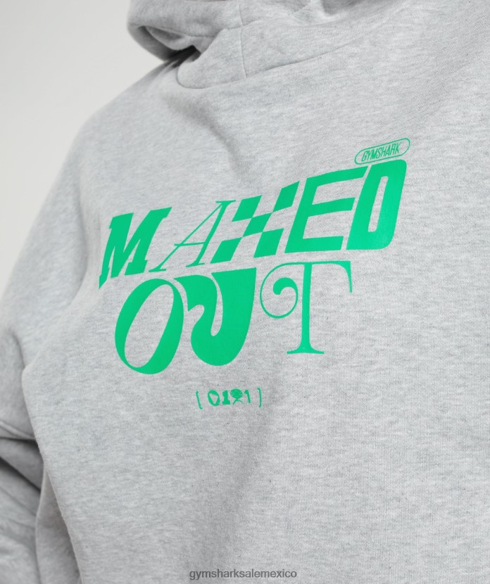 Gymshark sudadera con capucha al máximo marga gris claro mujer 04BZTL360 - Gymshark Sale