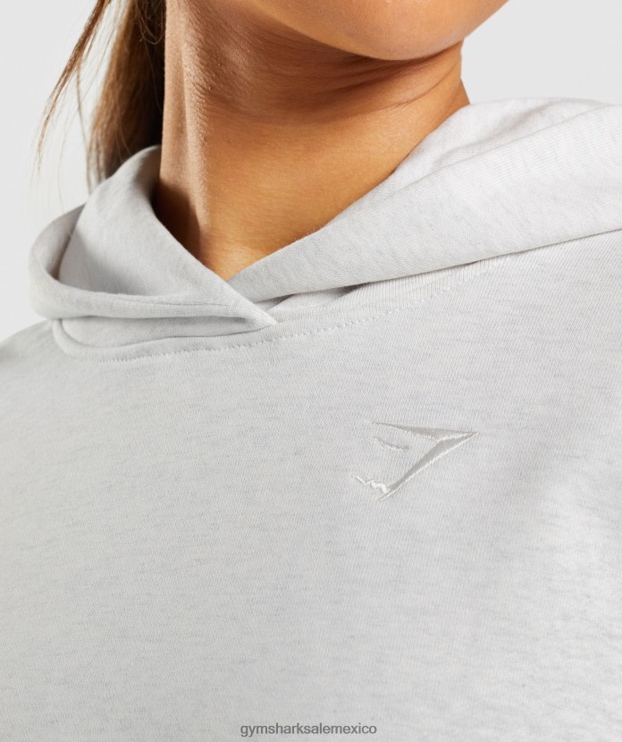 Gymshark sudadera con capucha para el día de descanso marga blanca mujer 04BZTL361 - Gymshark México