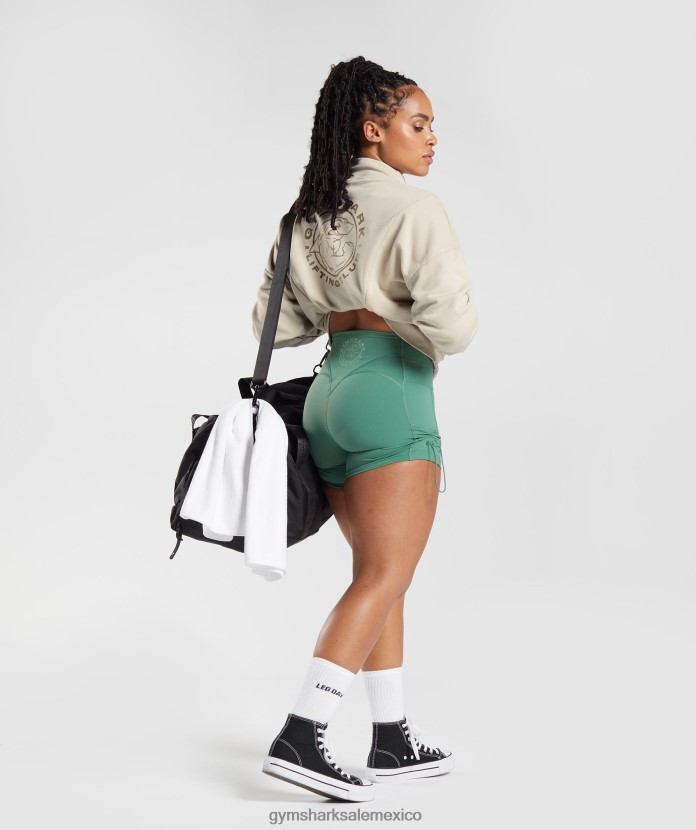 Gymshark sudadera con lavado Legacy gris guijarro mujer 04BZTL399 - Gymshark Mexico