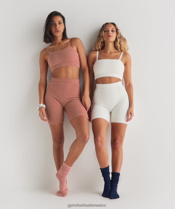 Gymshark bandeau de punto con pestañas whitney cañón rojo mujer 04BZTL166 - Gymshark Mujer