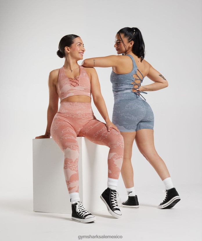 Gymshark sujetador deportivo adapt camo sin costuras rosa brumoso-rosa brumoso mujer 04BZTL139 - Gymshark México