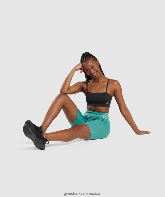 Gymshark sujetador deportivo bandeau negro mujer 04BZTL159 - Gymshark México