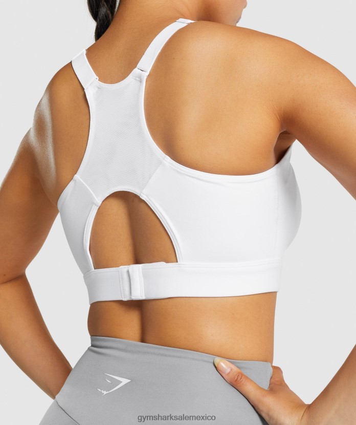 Gymshark sujetador deportivo con espalda de nadador blanco mujer 04BZTL233 - Gymshark Sale