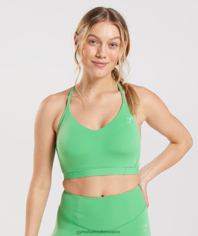 Gymshark sujetador deportivo de estudio verde manzana mujer 04BZTL202 - Gymshark Mexico