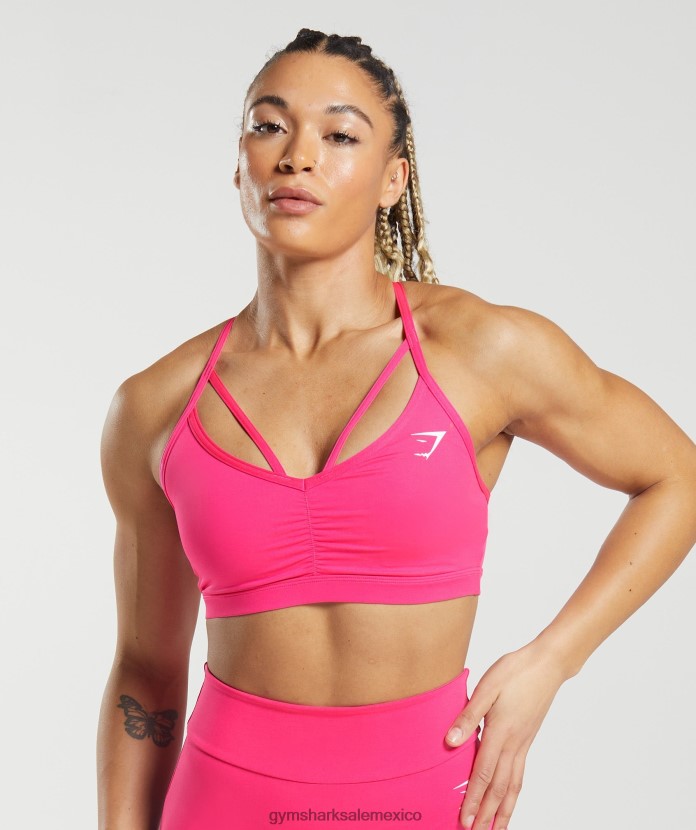 Gymshark sujetador deportivo gs power fucsia brillante mujer 04BZTL118 - Gymshark Mujer