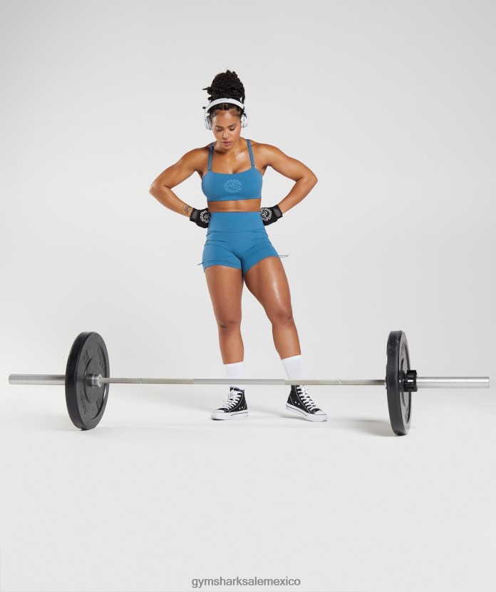 Gymshark sujetador deportivo heredado azul junto al lago mujer 04BZTL200 - Gymshark Hombre