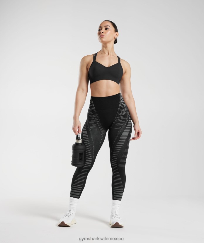 Gymshark sujetador deportivo ilimitado negro mujer 04BZTL115 - Gymshark México