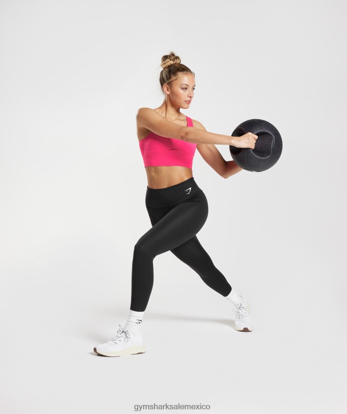 Gymshark sujetador deportivo largo fucsia brillante mujer 04BZTL130 - Gymshark Mujer