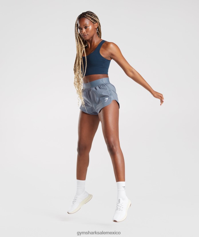 Gymshark sujetador deportivo largo marina de guerra mujer 04BZTL131 - Gymshark Mexico