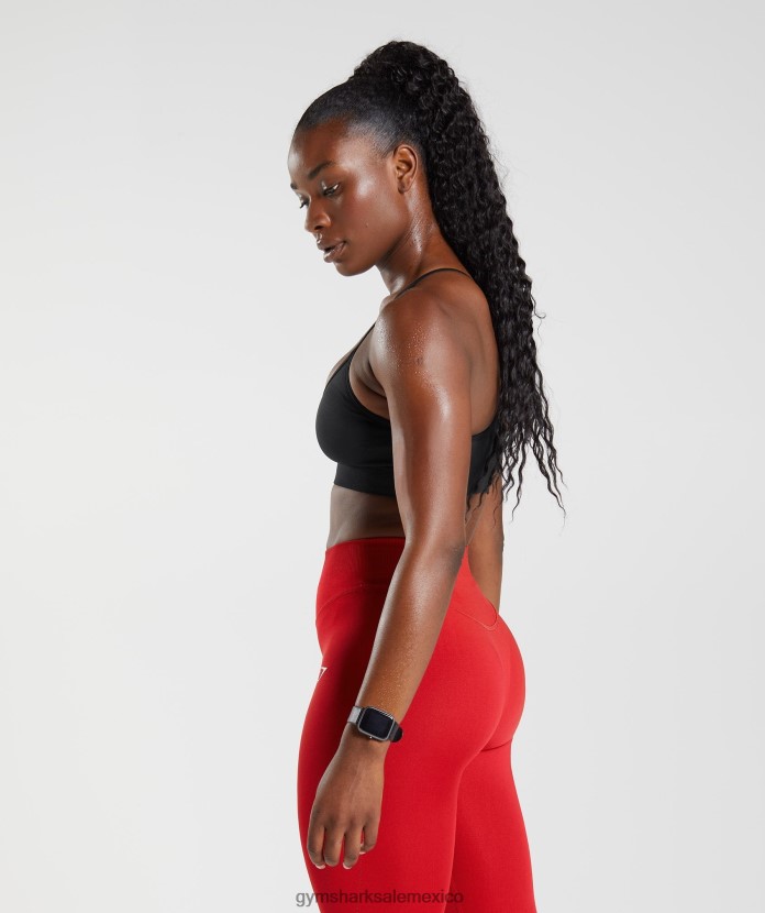 Gymshark sujetador deportivo sin costuras negro mujer 04BZTL116 - Gymshark Hombre