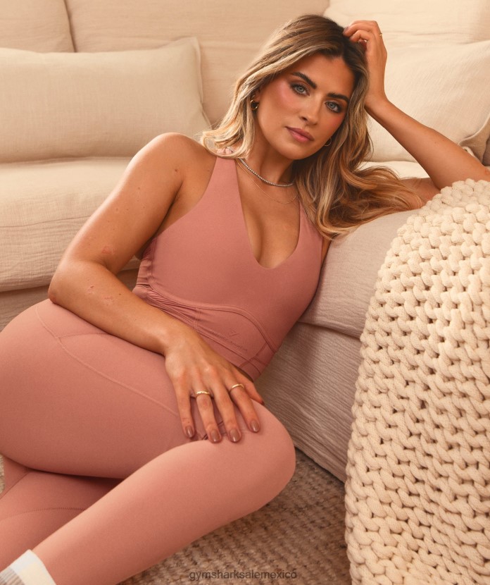 Gymshark sujetador largo whitney cañón rojo mujer 04BZTL201 - Gymshark Mujer