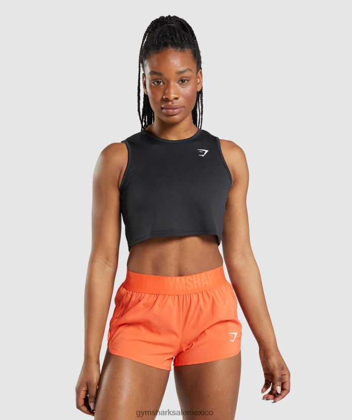Gymshark tanque de cultivo de entrenamiento negro mujer 04BZTL421 - Gymshark Mexico