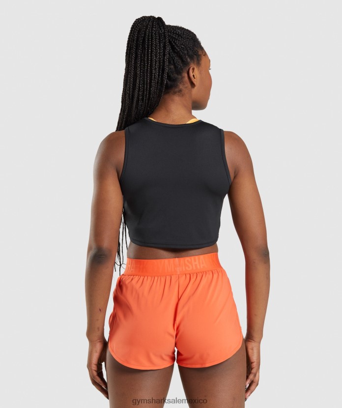Gymshark tanque de cultivo de entrenamiento negro mujer 04BZTL421 - Gymshark Mexico
