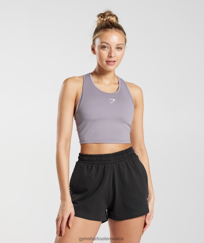 Gymshark tanque de cultivo fraccionado lavanda pizarra mujer 04BZTL506 - Gymshark Mujer