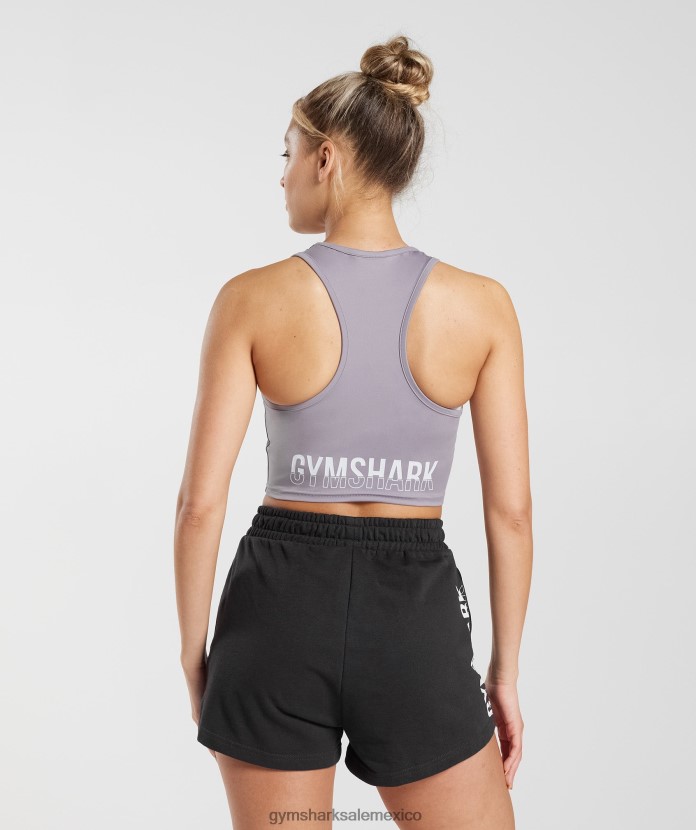 Gymshark tanque de cultivo fraccionado lavanda pizarra mujer 04BZTL506 - Gymshark Mujer