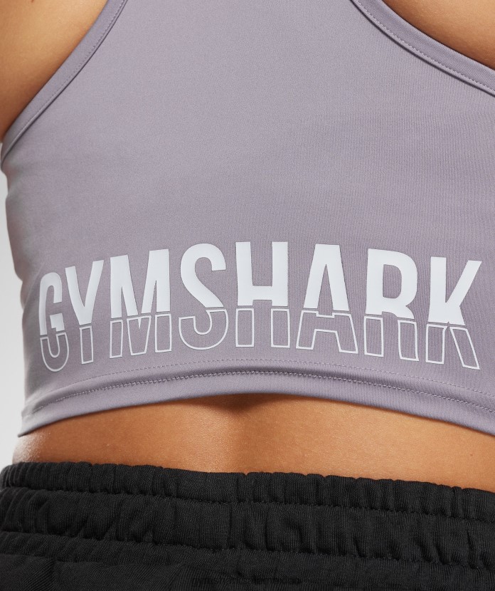 Gymshark tanque de cultivo fraccionado lavanda pizarra mujer 04BZTL506 - Gymshark Mujer