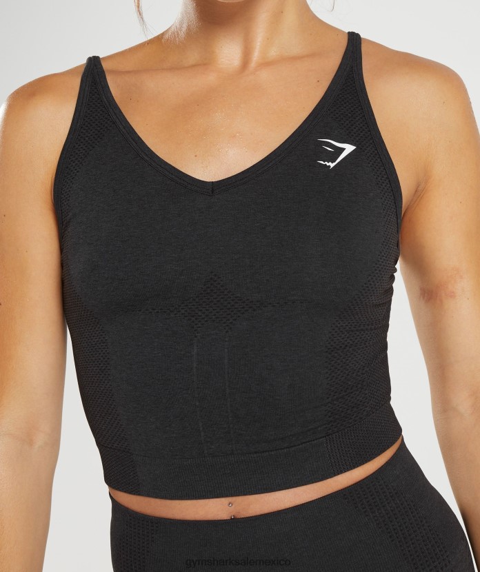 Gymshark tanque midi vital sin costuras 2.0 marga negra mujer 04BZTL419 - Gymshark Hombre